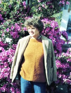 Pat at the Rme House 1981